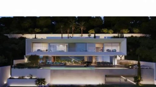 Frontline Turn-key designer villa situated in Santa Ponsa